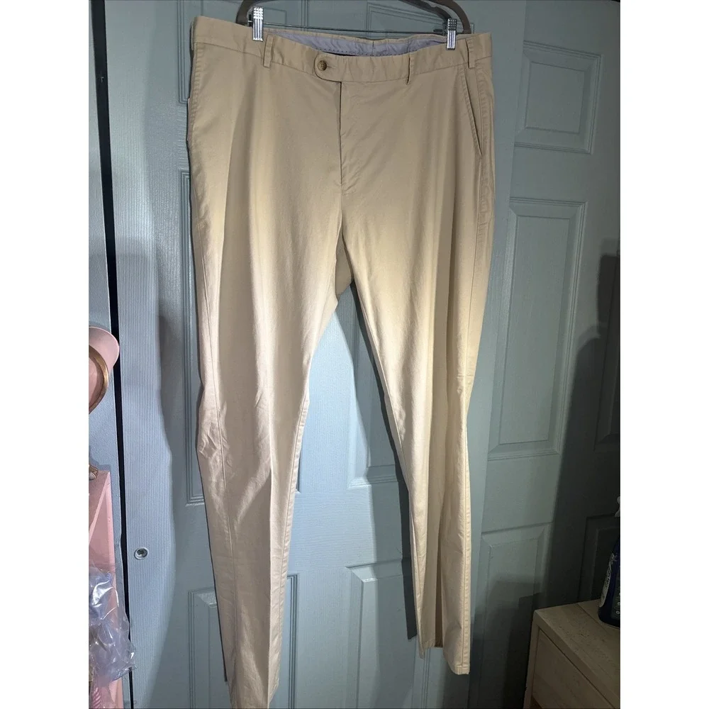 Peter Millar Soft Touch Twill Trousers NWT‎ Khaki Sz 42/36